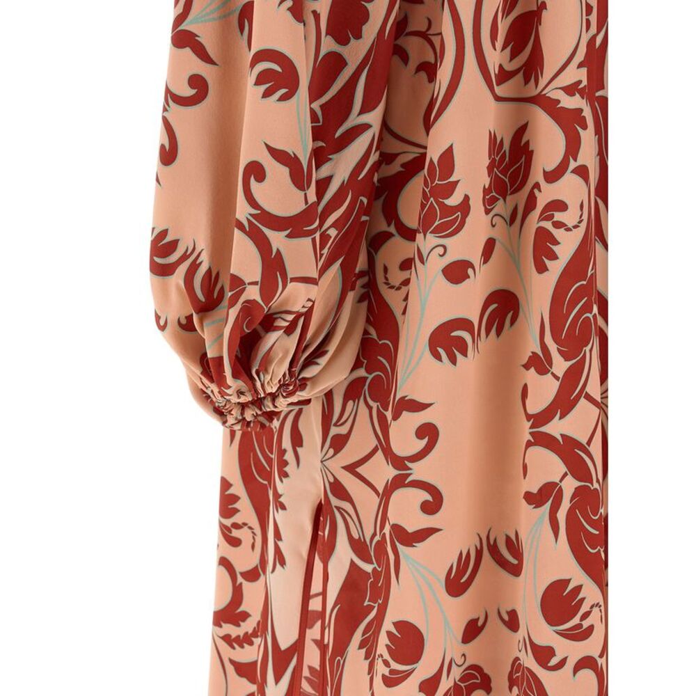 F.R.S. - FOR RESTLESS SLEEPERS Multicolor Silk Long Women's Dress - Picture 4 of 4